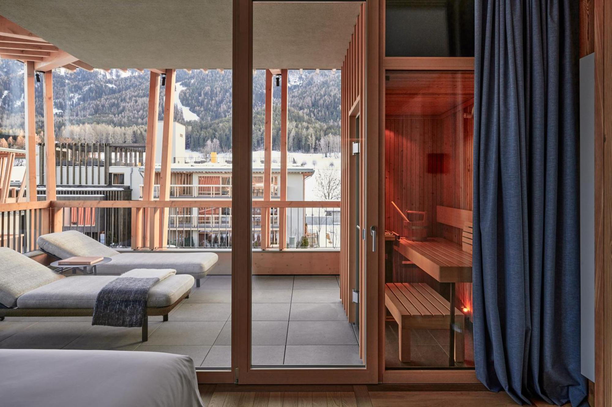 Falkensteiner Hotel Kronplatz - The Leading Hotels Of The World (Adults Only) ريسكوني المظهر الخارجي الصورة Sauna